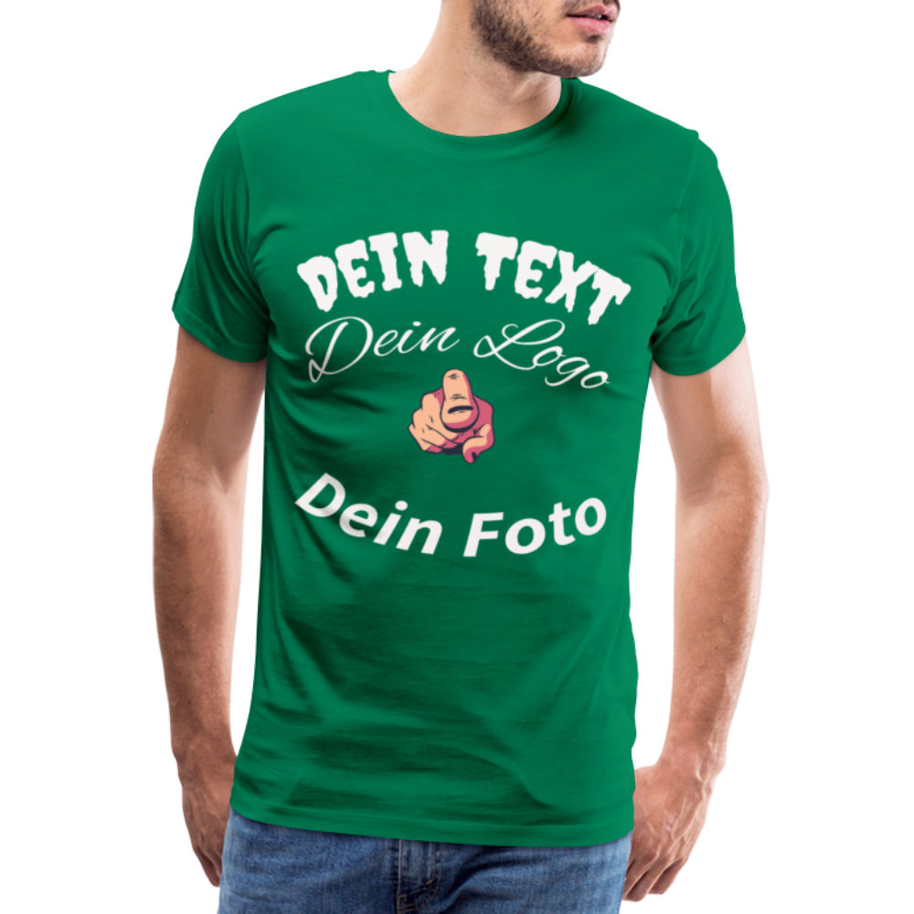 Das perfekte Geschenk: Ein personalisiertes Herren - Männer Premium T-Shirt - Kelly Green