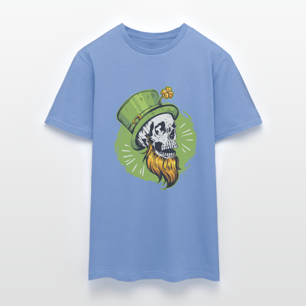 Irisch und unsterblich: Unser St. Patrick's Day Schädel -Herren--T-Shirt - carolina blue