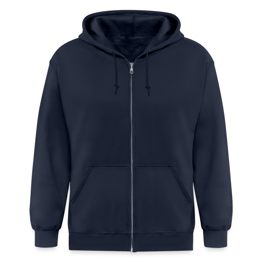 Herren - Männer Heavyweight Kapuzenjacke einzigartig wie du! Gestalte jetzt dein persönliches Design. - Navy