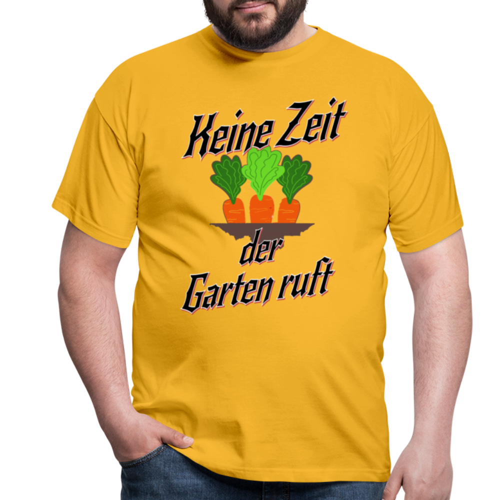 Grüner Daumen gesucht? Unser Garten-Herren T-Shirt ist ein Muss! - Gelb