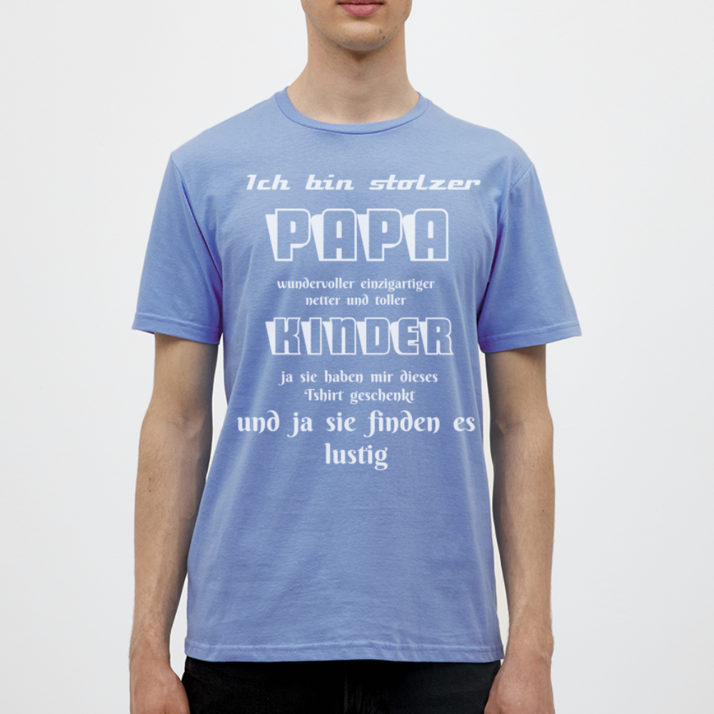 Papa-Power pur: Zeig deine Liebe mit unserem Herren T-Shirt - carolina blue