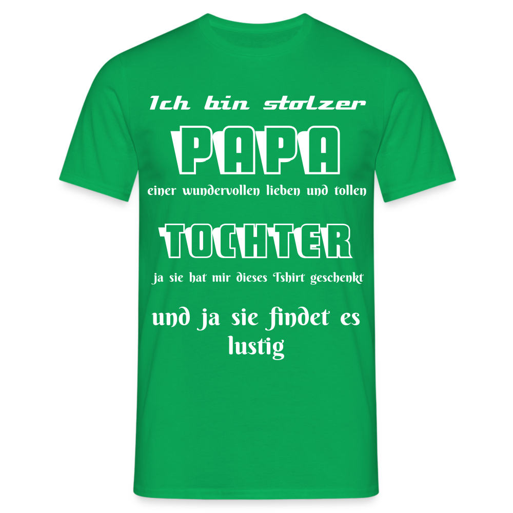 Vater-Tochter-Liebe zum Anziehen: Unser einzigartiges  Männer T-Shirt - Kelly Green