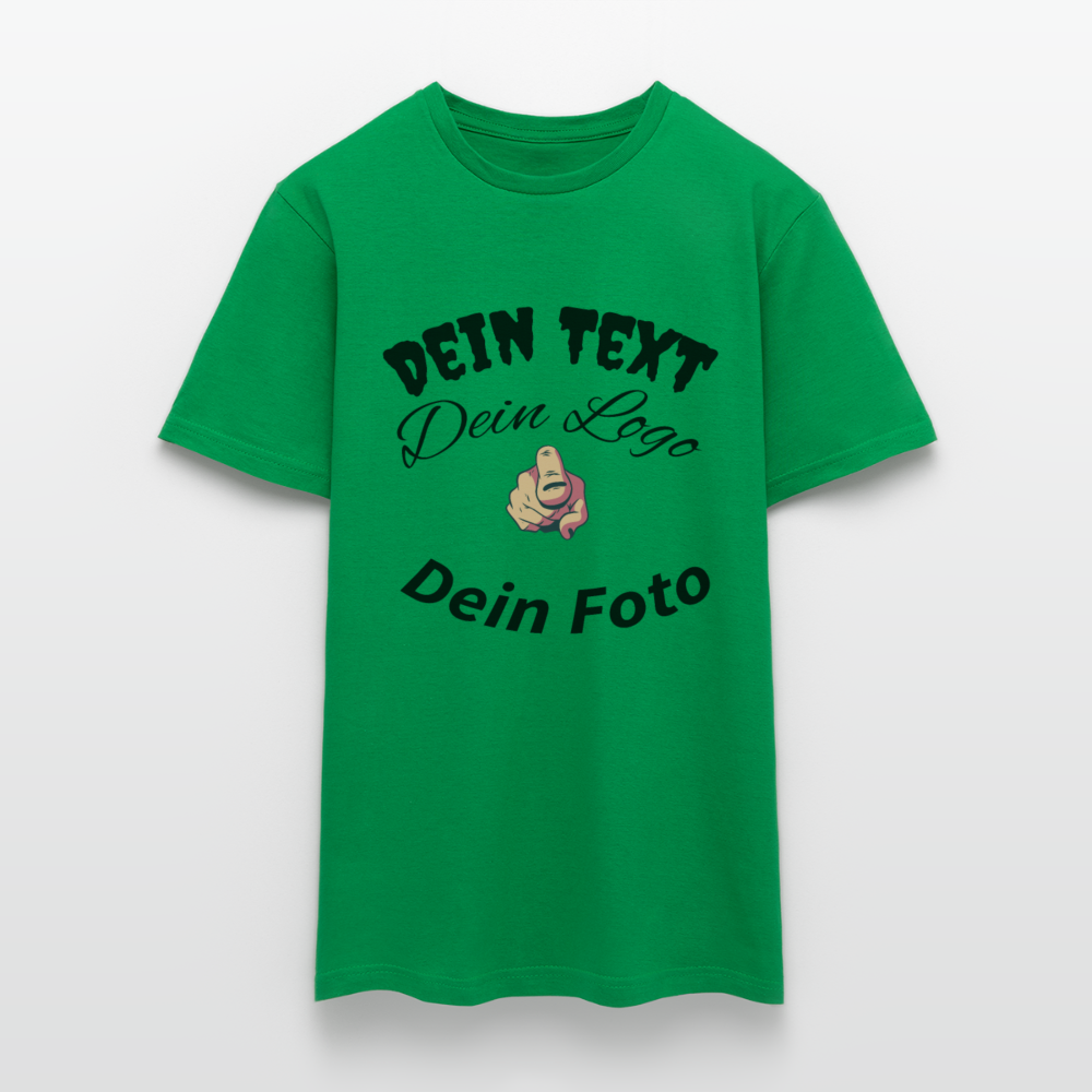 Herren -Männer Shirt  Entfache deine Kreativität: Gestalte dein einzigartiges T-Shirt! - Kelly Green