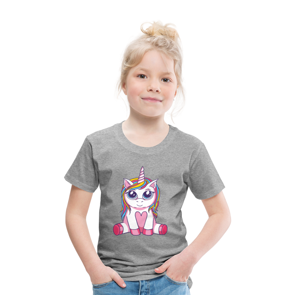 Kinder Premium T-Shirt - Grau meliert