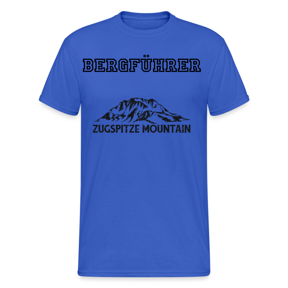 Männer Gildan Heavy T-Shirt Bergführer Zugspitze Mountain - Königsblau