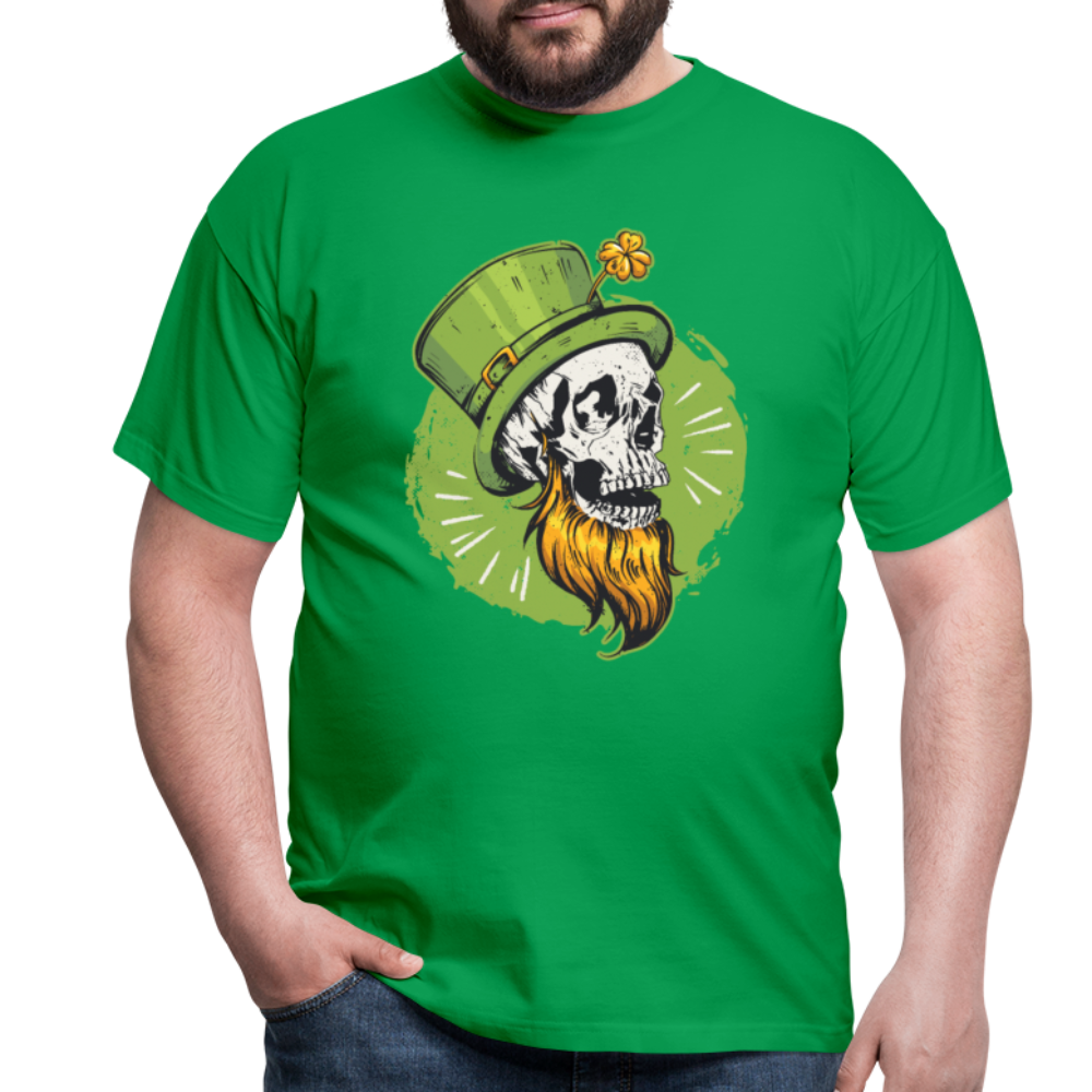 Irisch und unsterblich: Unser St. Patrick's Day Schädel -Herren--T-Shirt - Kelly Green