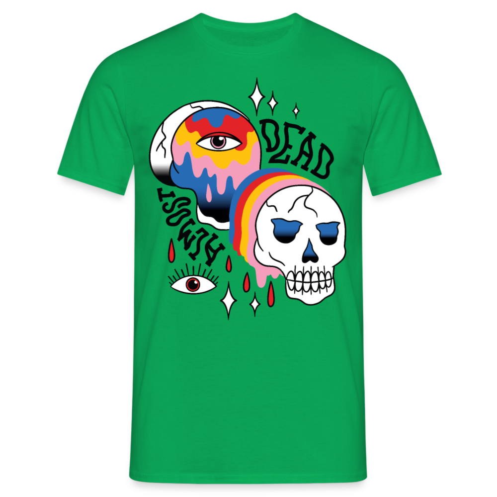 Herren - Männer T-Shirt Almost Dead Tattoo - Kelly Green