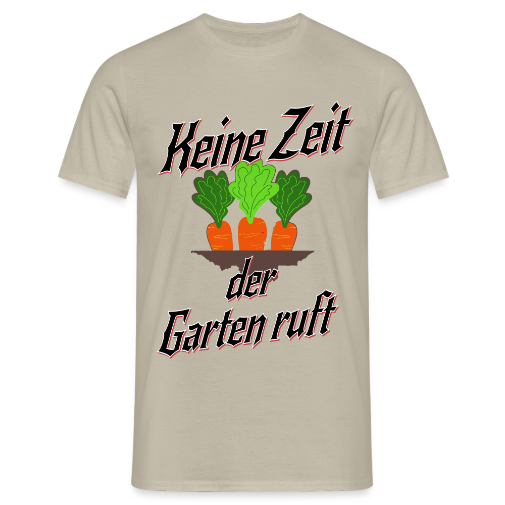 Grüner Daumen gesucht? Unser Garten-Herren T-Shirt ist ein Muss! - Sandbeige