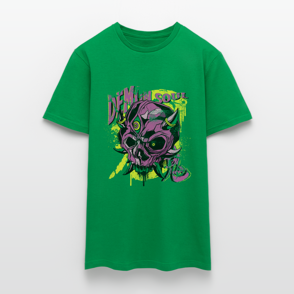 Dämonisch und düster: Unser Herren T-Shirt für wahre Gothic-Fans - Kelly Green