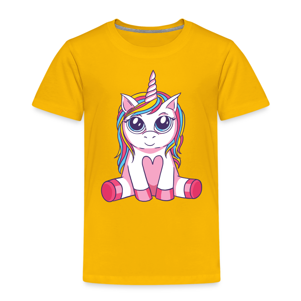 Kinder Premium T-Shirt - Sonnengelb