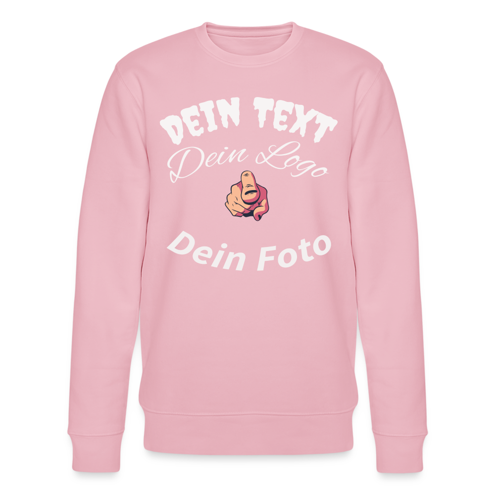 Herren - Männer Bio-Sweatshirt von Stanley & Stella wartet auf dich! Gestalte jetzt! - Hellrosa