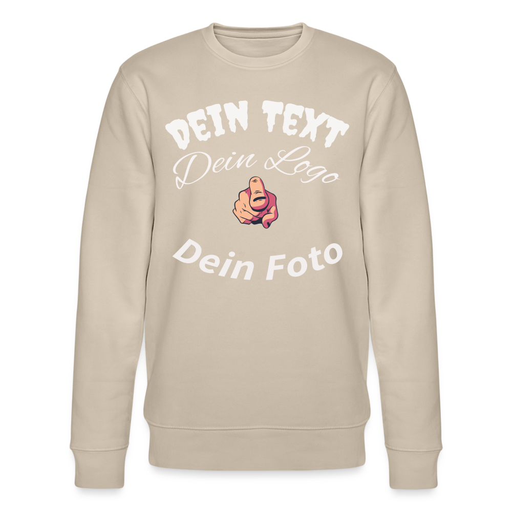 Herren - Männer Bio-Sweatshirt von Stanley & Stella wartet auf dich! Gestalte jetzt! - Beige