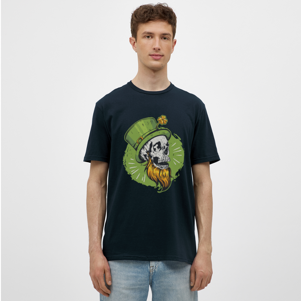 Irisch und unsterblich: Unser St. Patrick's Day Schädel -Herren--T-Shirt - Navy