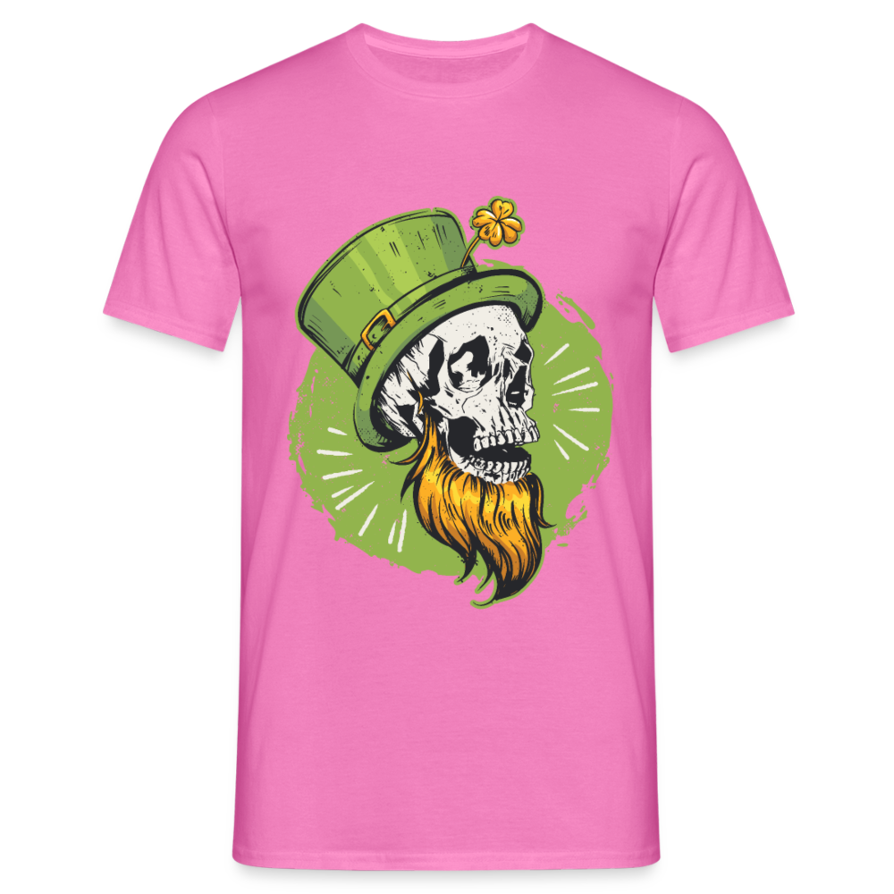 Irisch und unsterblich: Unser St. Patrick's Day Schädel -Herren--T-Shirt - Pink