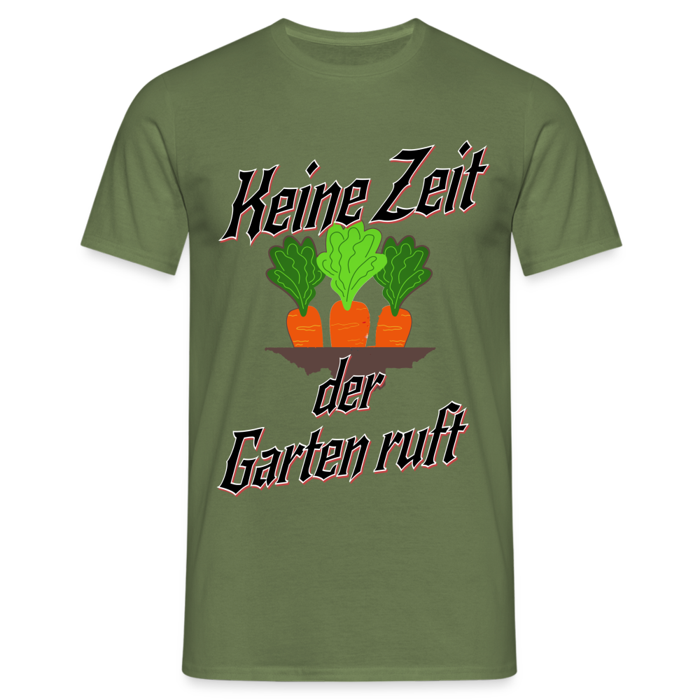 Grüner Daumen gesucht? Unser Garten-Herren T-Shirt ist ein Muss! - Militärgrün