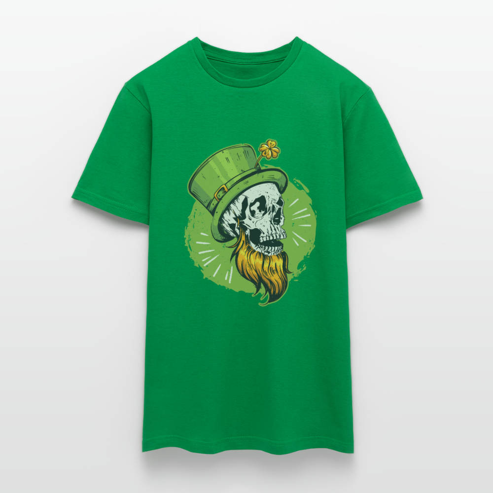 Irisch und unsterblich: Unser St. Patrick's Day Schädel -Herren--T-Shirt - Kelly Green