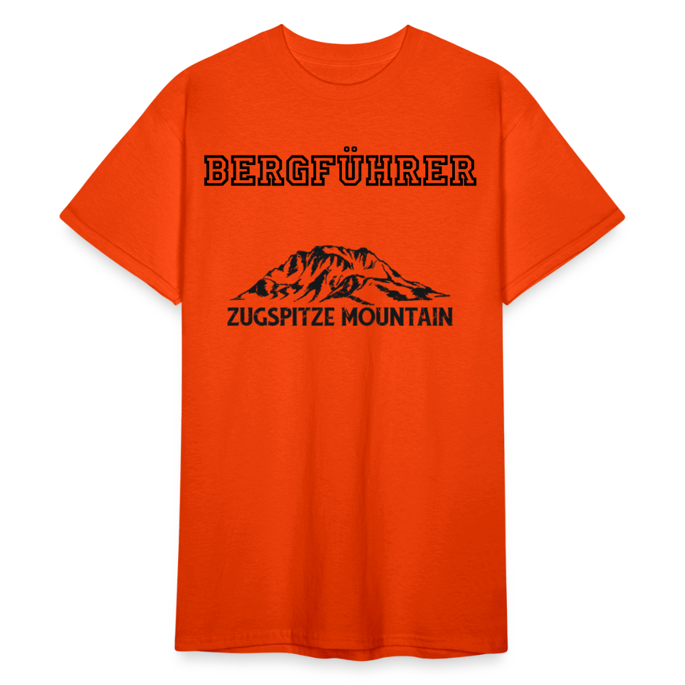 Männer Gildan Heavy T-Shirt Bergführer Zugspitze Mountain - kräftig Orange