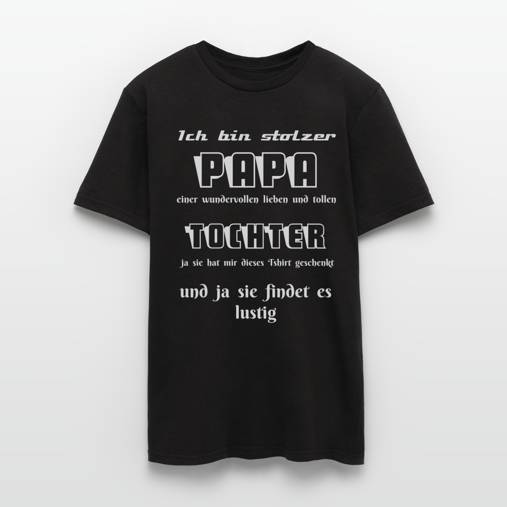 Vater-Tochter-Liebe zum Anziehen: Unser einzigartiges  Männer T-Shirt - Schwarz