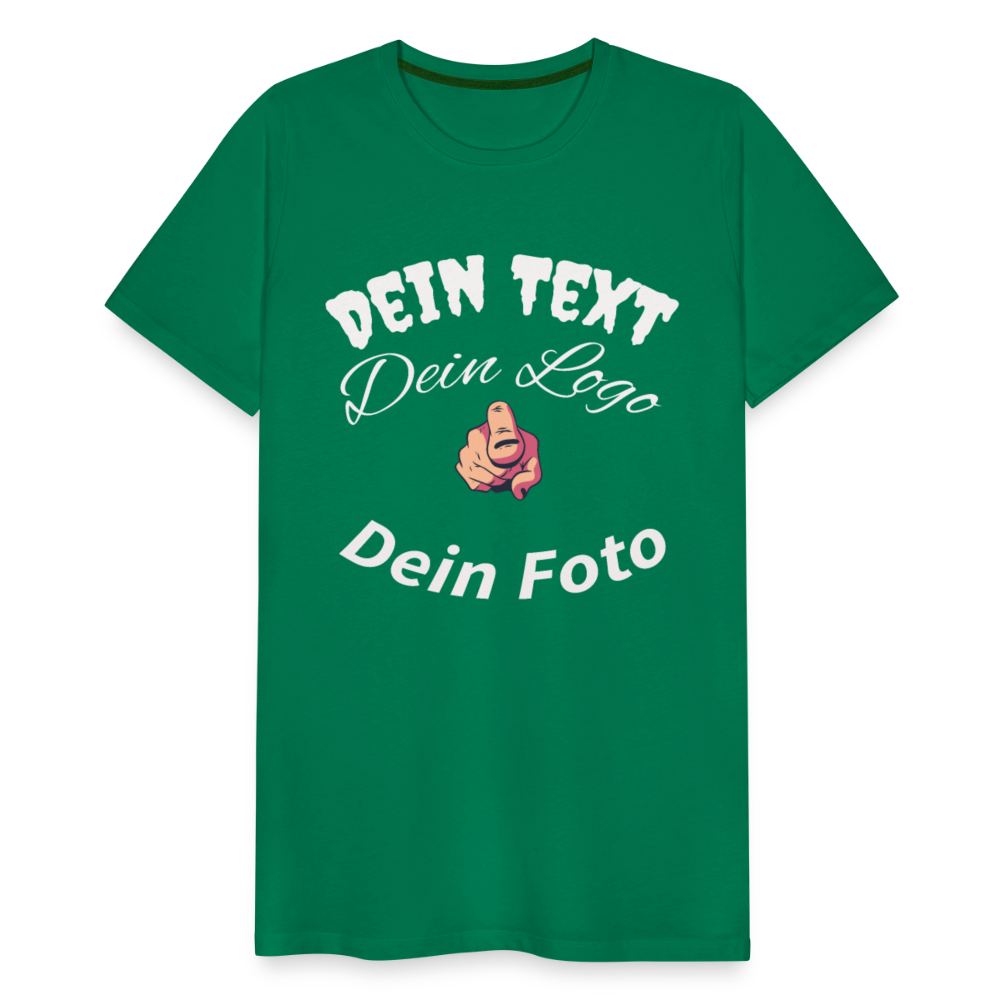 Das perfekte Geschenk: Ein personalisiertes Herren - Männer Premium T-Shirt - Kelly Green