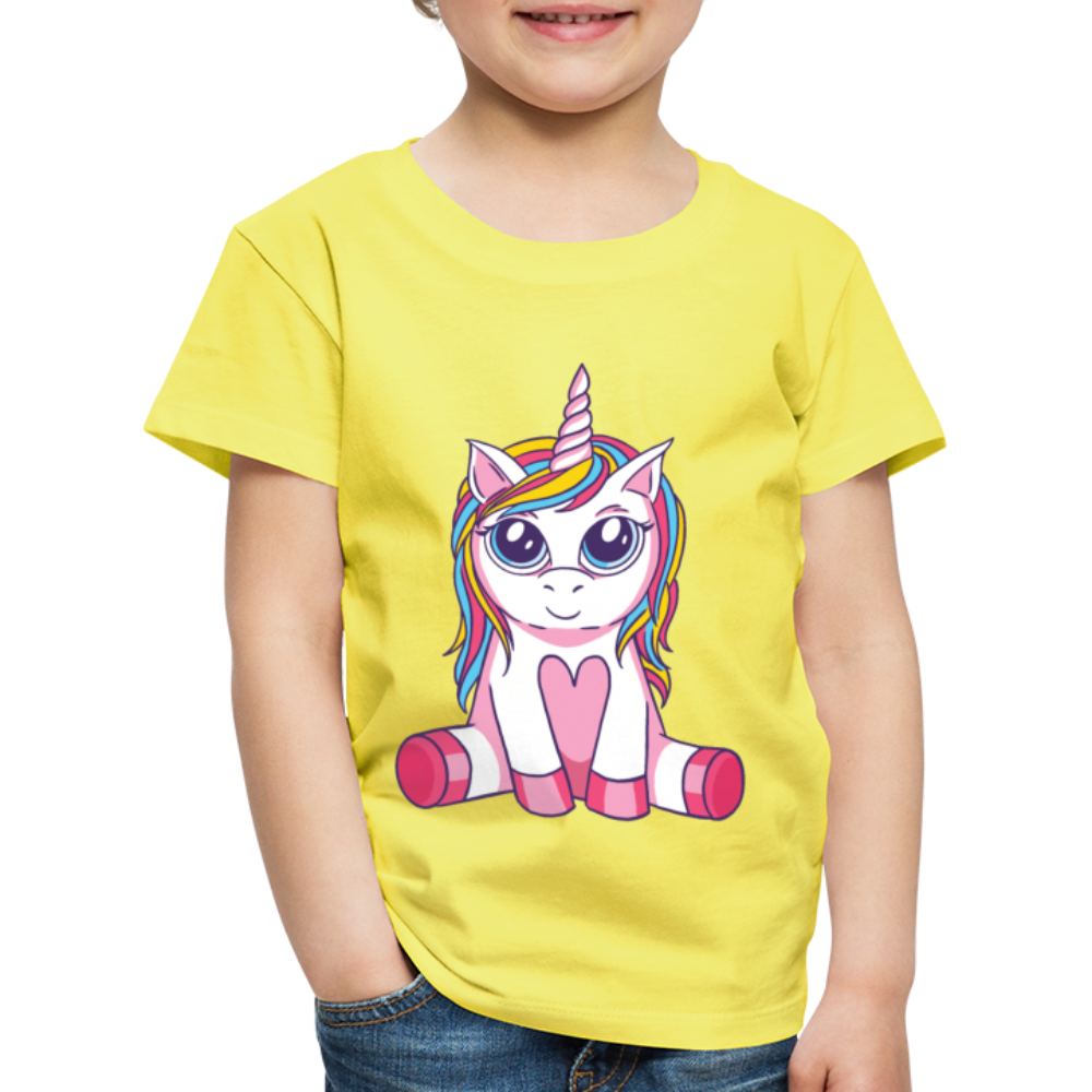 Kinder Premium T-Shirt - Gelb