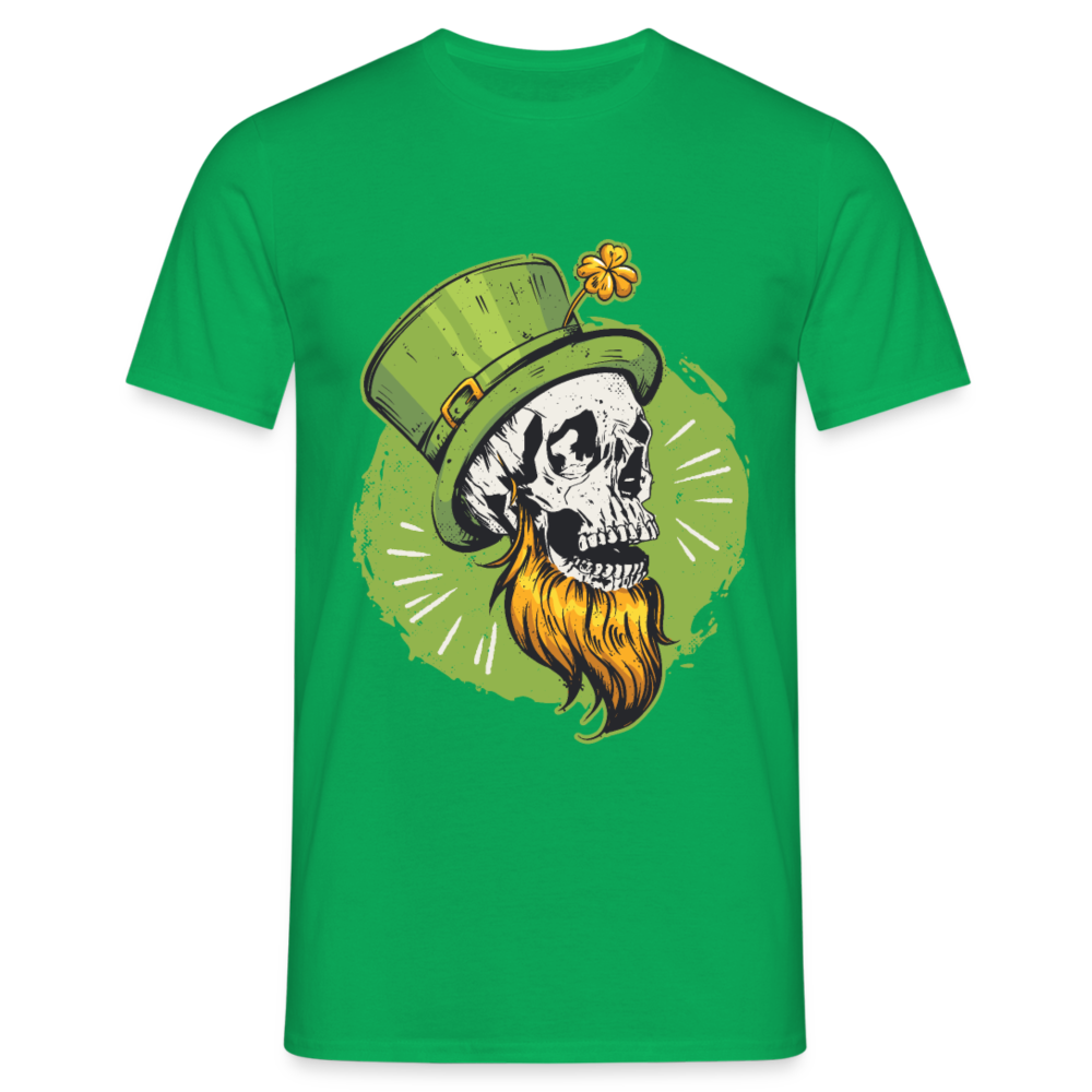 Irisch und unsterblich: Unser St. Patrick's Day Schädel -Herren--T-Shirt - Kelly Green