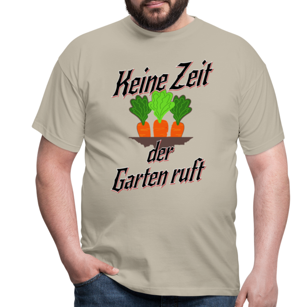 Grüner Daumen gesucht? Unser Garten-Herren T-Shirt ist ein Muss! - Sandbeige