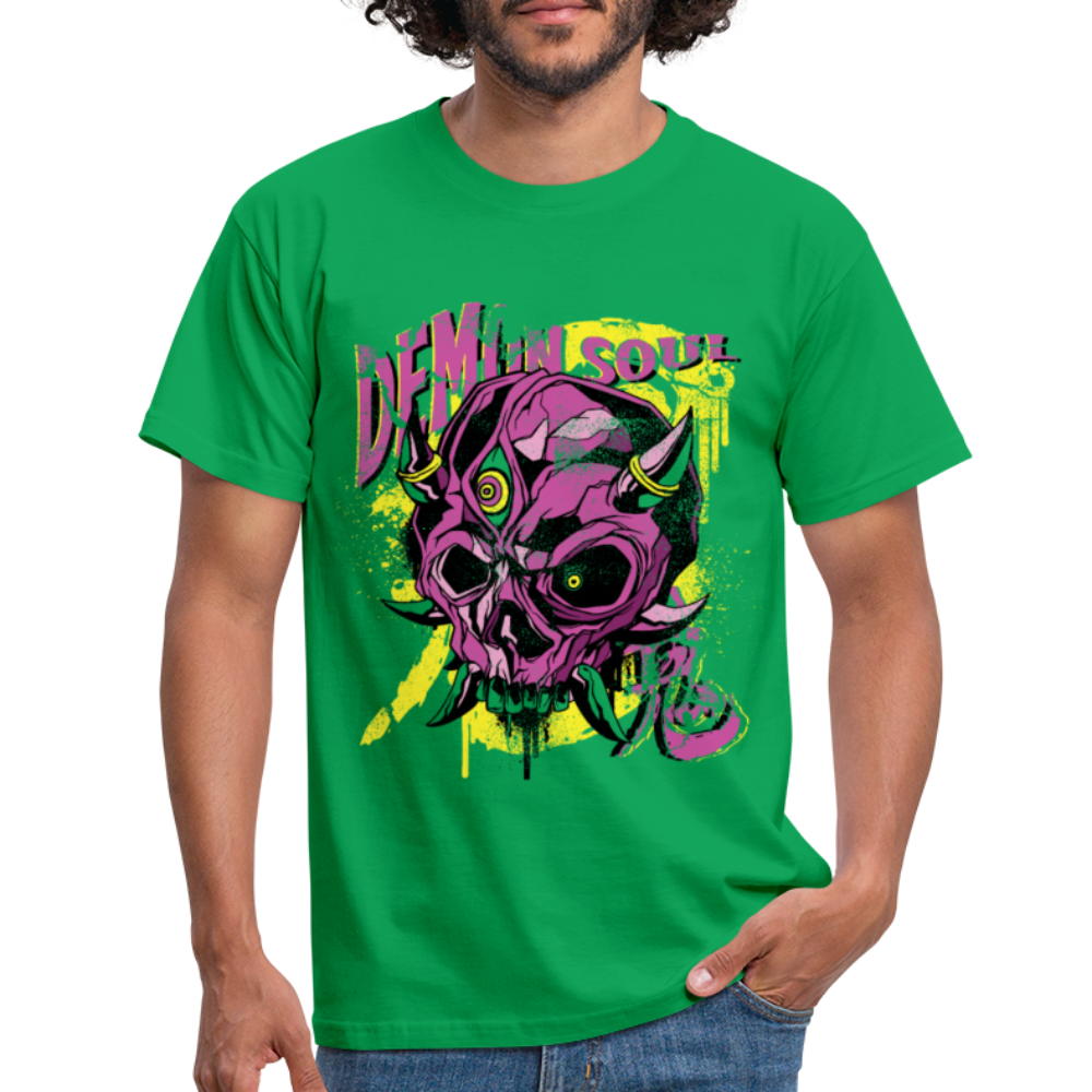 Dämonisch und düster: Unser Herren T-Shirt für wahre Gothic-Fans - Kelly Green