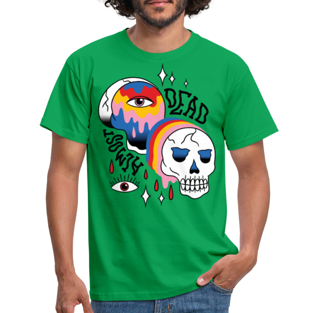 Herren - Männer T-Shirt Almost Dead Tattoo - Kelly Green