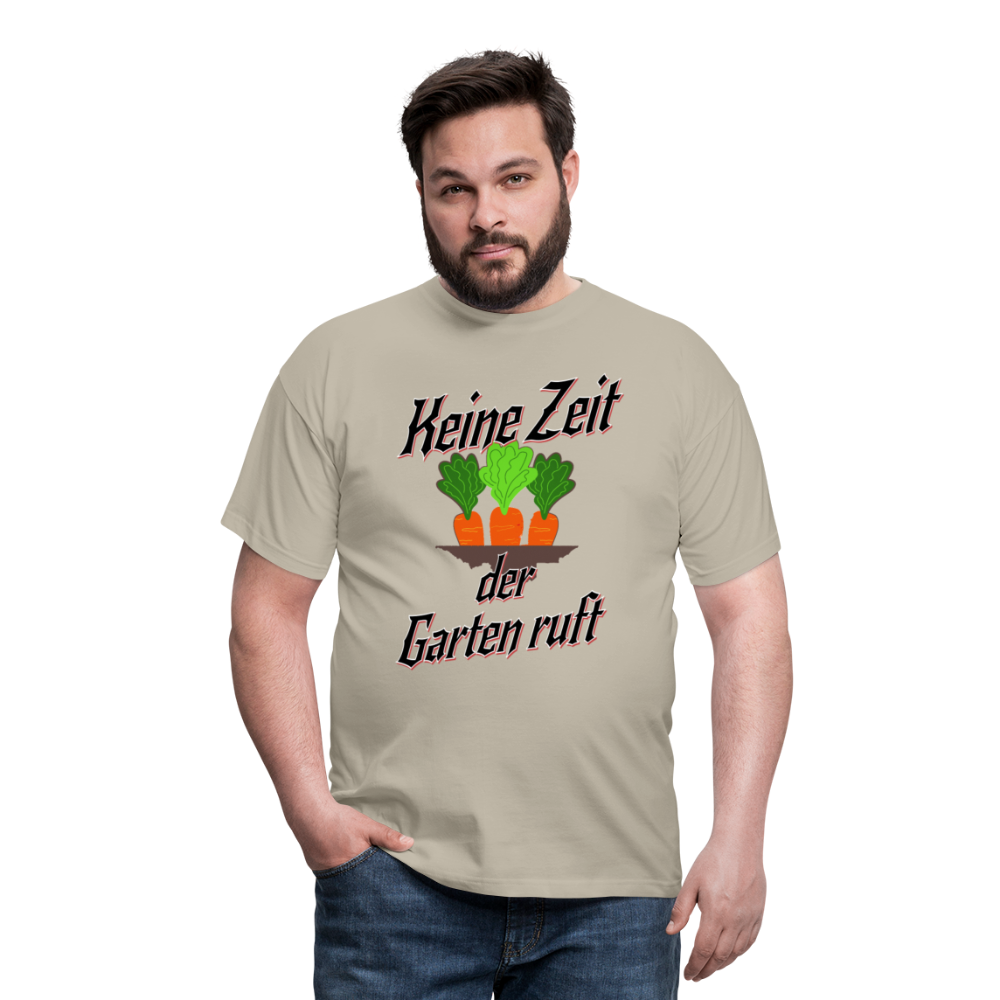 Grüner Daumen gesucht? Unser Garten-Herren T-Shirt ist ein Muss! - Sandbeige