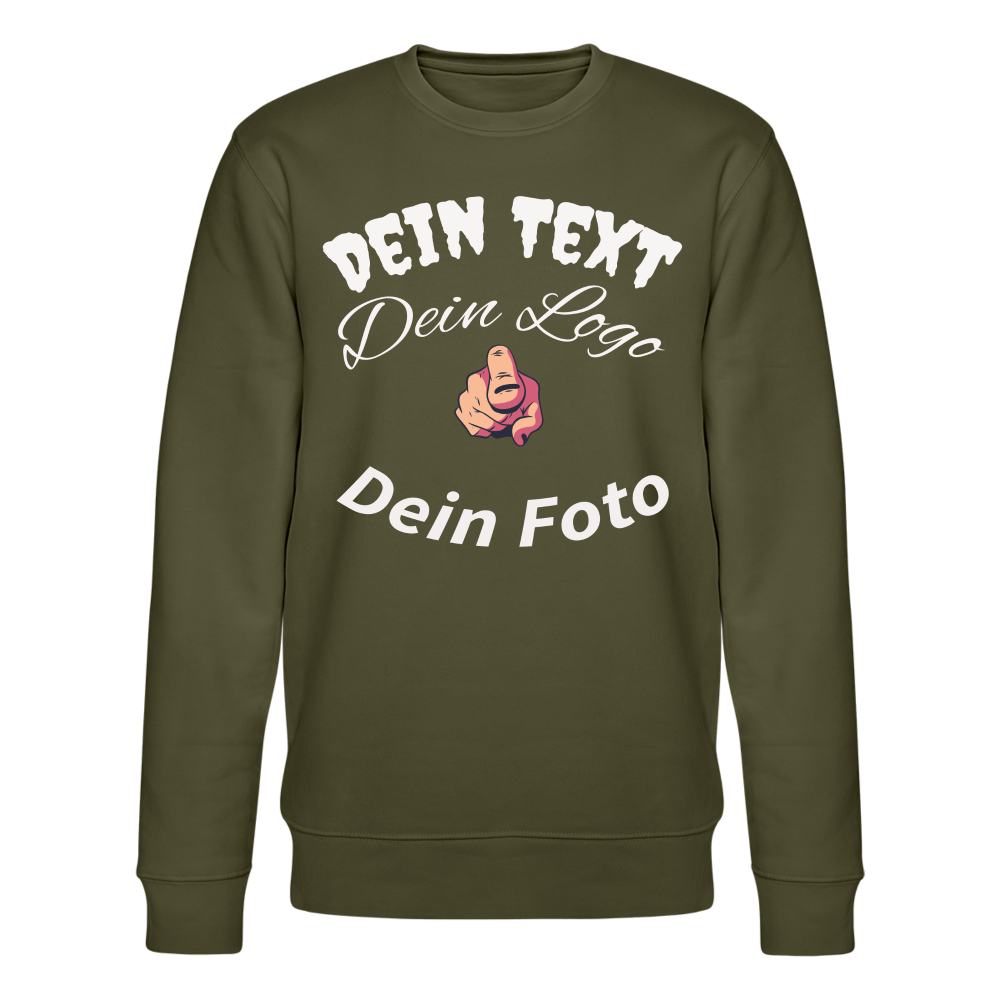 Herren - Männer Bio-Sweatshirt von Stanley & Stella wartet auf dich! Gestalte jetzt! - Khaki