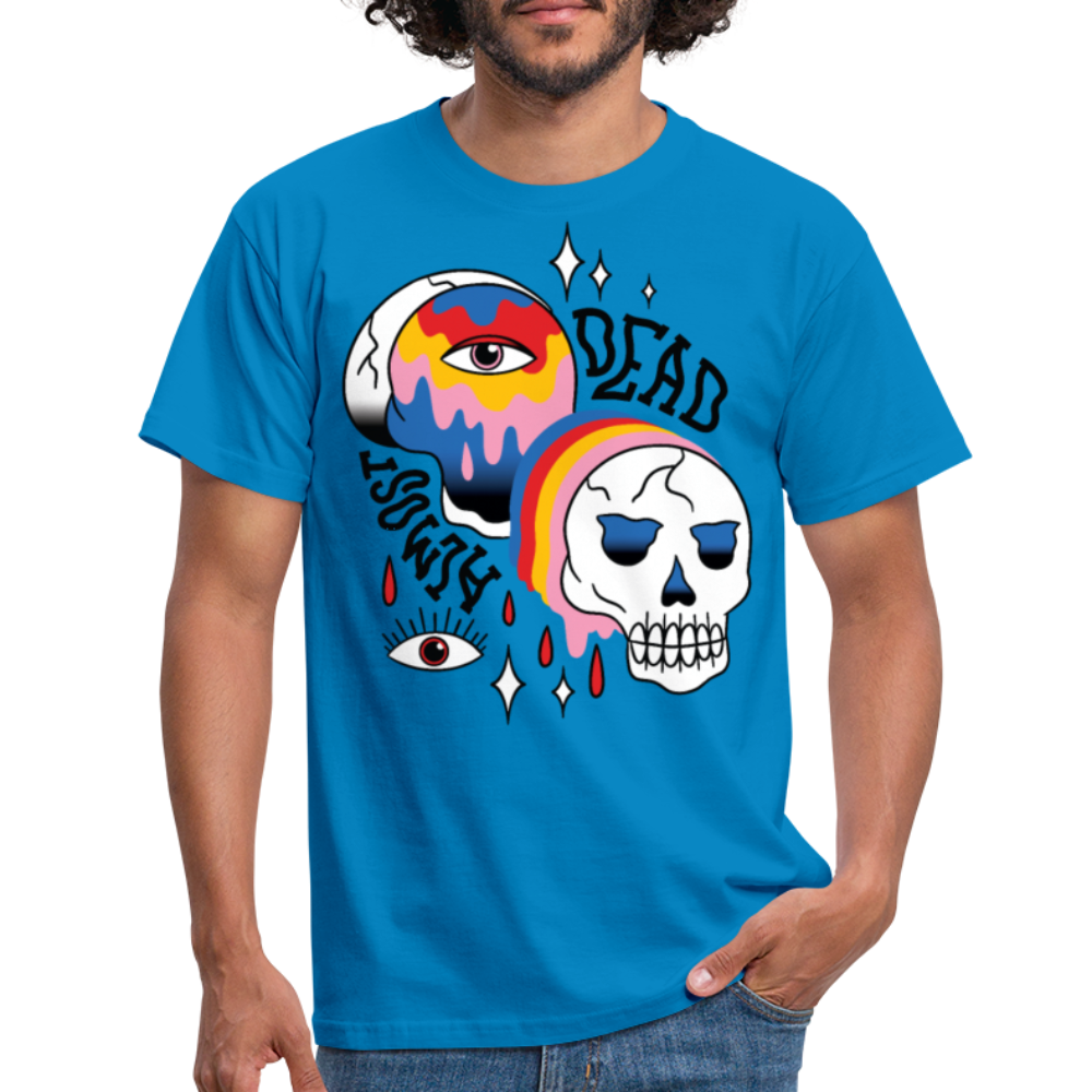 Herren - Männer T-Shirt Almost Dead Tattoo - Royalblau