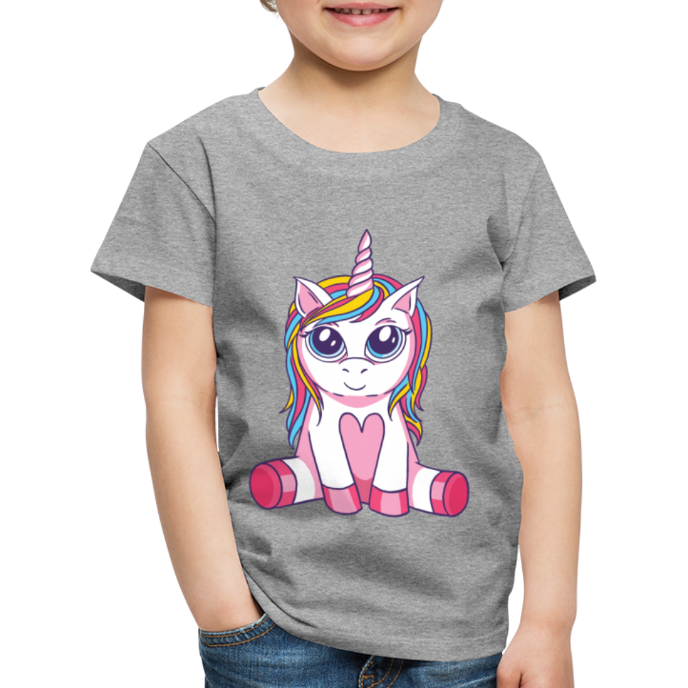 Kinder Premium T-Shirt - Grau meliert