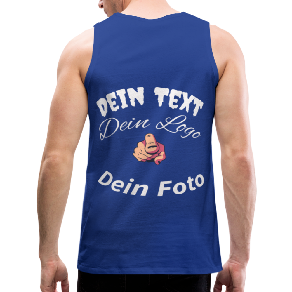 Herren - Männer Premium Tank  Top ganz nach Deinen Vorstellungen! - Königsblau