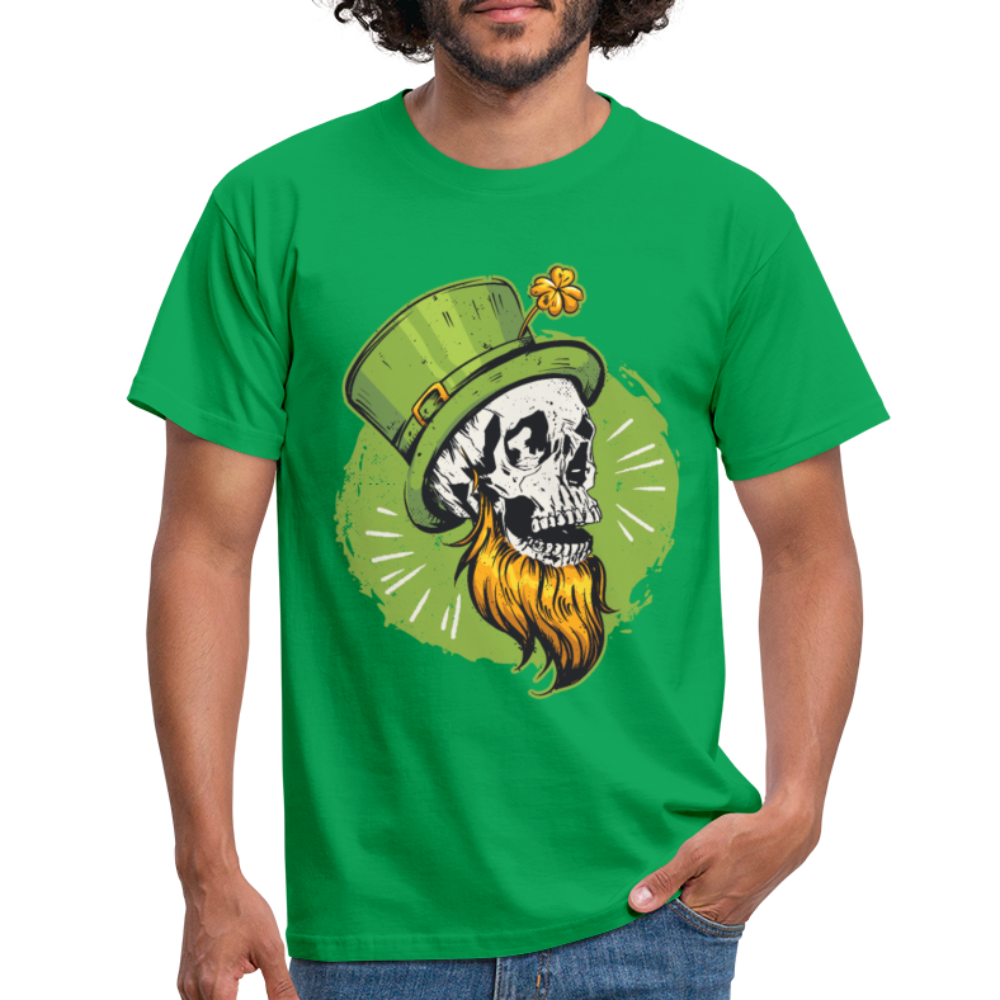 Irisch und unsterblich: Unser St. Patrick's Day Schädel -Herren--T-Shirt - Kelly Green