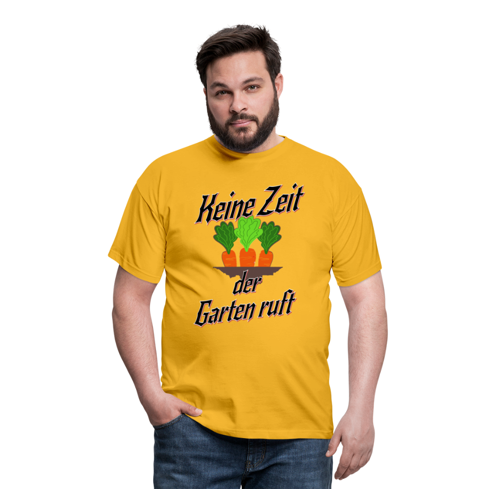 Grüner Daumen gesucht? Unser Garten-Herren T-Shirt ist ein Muss! - Gelb