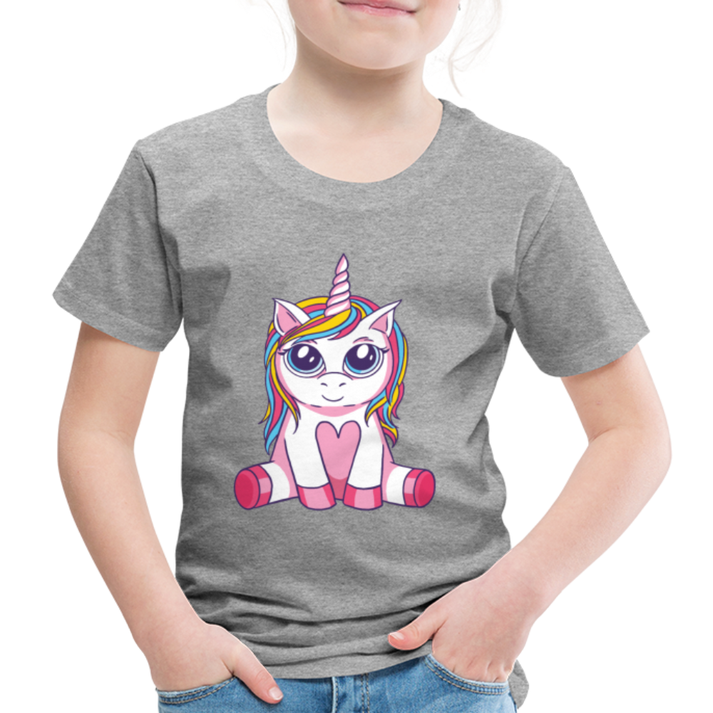 Kinder Premium T-Shirt - Grau meliert