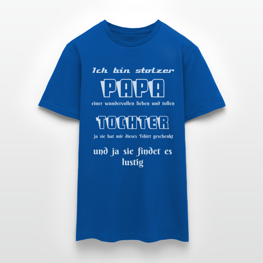 Vater-Tochter-Liebe zum Anziehen: Unser einzigartiges  Männer T-Shirt - Royalblau