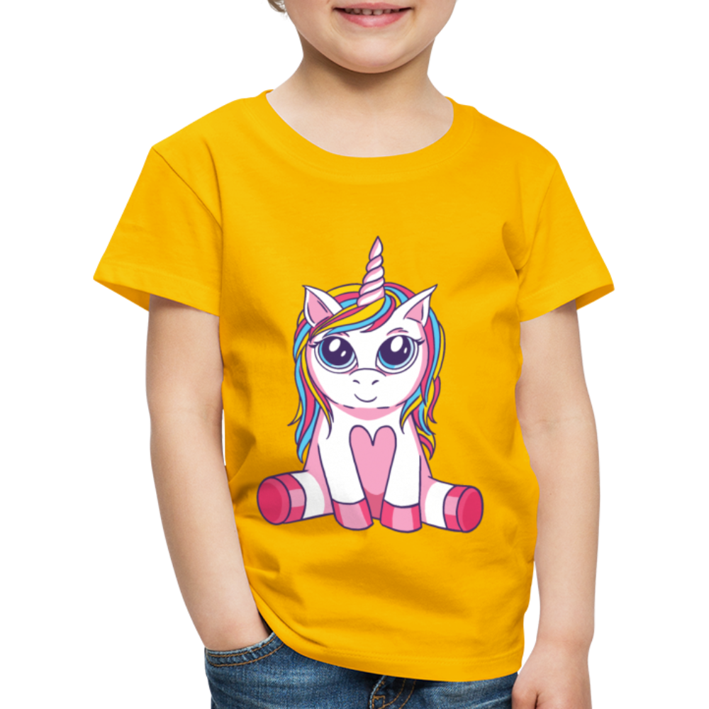 Kinder Premium T-Shirt - Sonnengelb