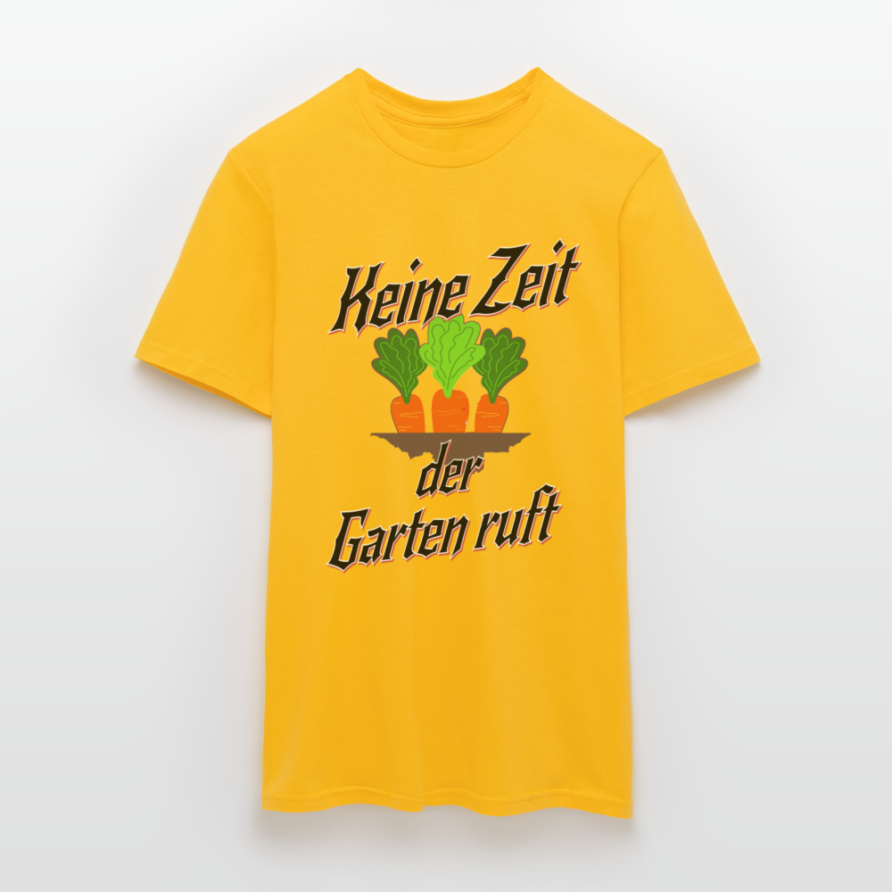 Grüner Daumen gesucht? Unser Garten-Herren T-Shirt ist ein Muss! - Gelb