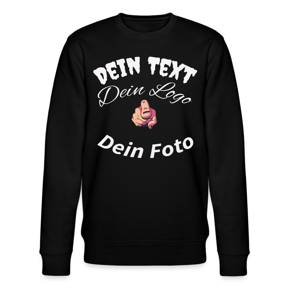 Herren - Männer Bio-Sweatshirt von Stanley & Stella wartet auf dich! Gestalte jetzt! - Schwarz