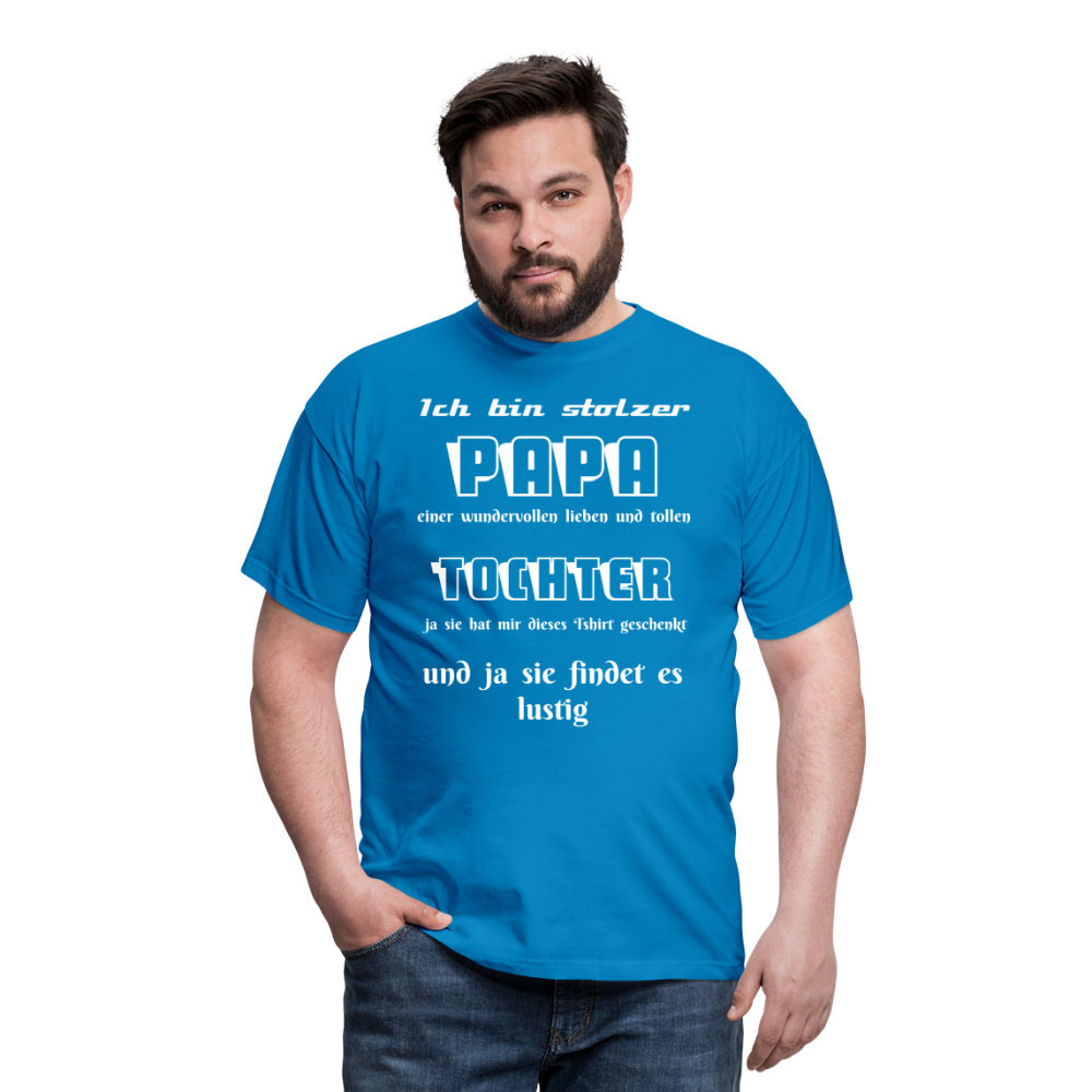 Vater-Tochter-Liebe zum Anziehen: Unser einzigartiges  Männer T-Shirt - Royalblau