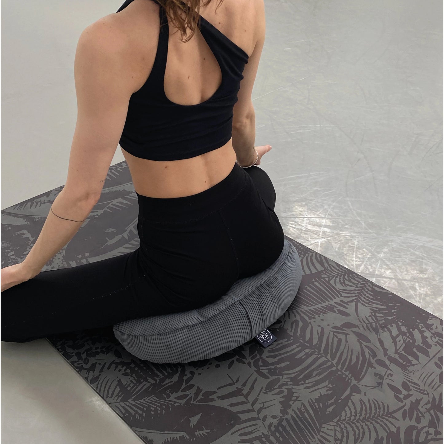 Advanced Grip Yogamatte - Dark Botanic