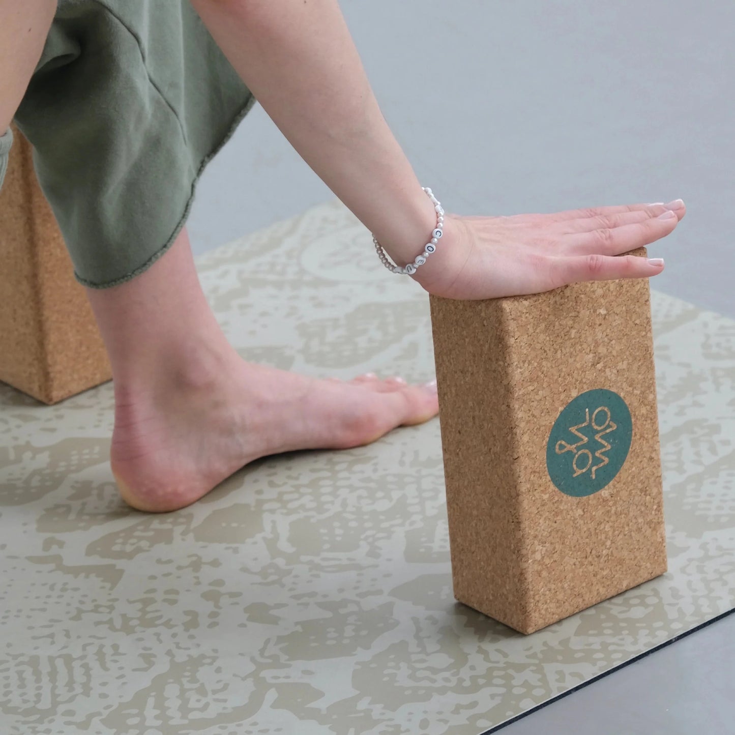 Yoga Kork Block - Sage