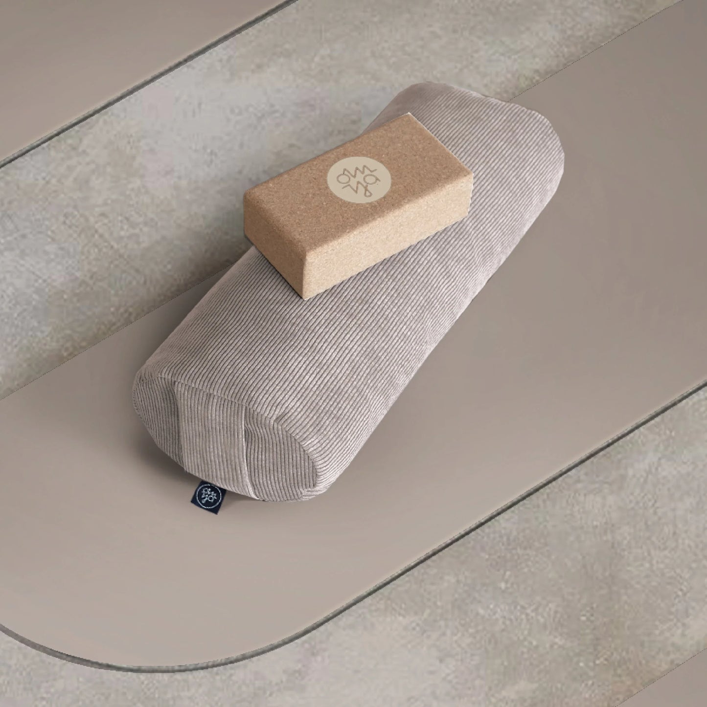 Design Yoga Bolster - Dune Cord