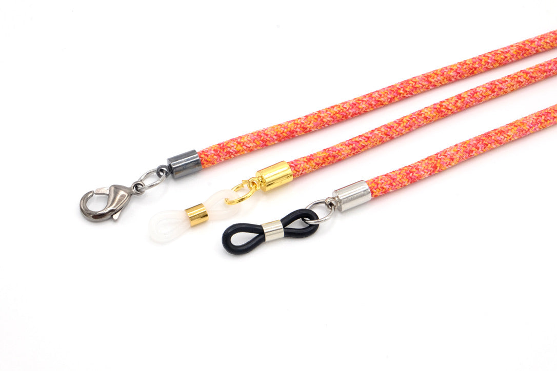 Brillenband 3,8mm Orange meliert