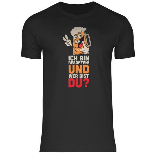 Herren T-Shirt Ich bin besoffen