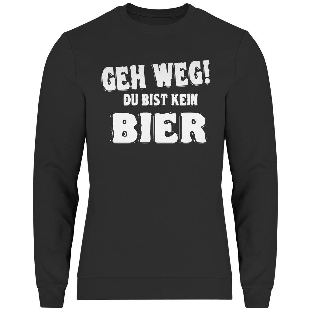 Herren Sweatshirt Geh weg
