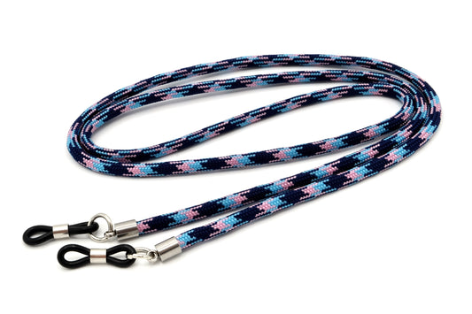 Brillenband 3,8mm Blau Rosa