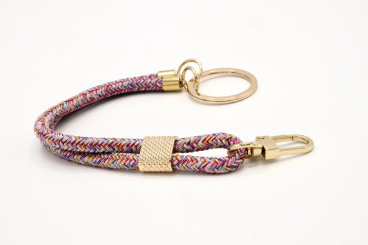 Schlüsselanhänger mit Karabiner Bunt