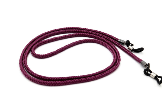 Brillenband 3mm Aubergine